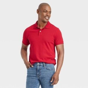 Goodfellow & Co. Red Polo - Medium